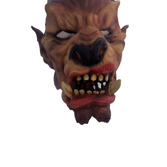 Vintage Horror Werewolf Adult Halloween Latex Mask 2003 The Paper Magic Group - Picture 4 of 16
